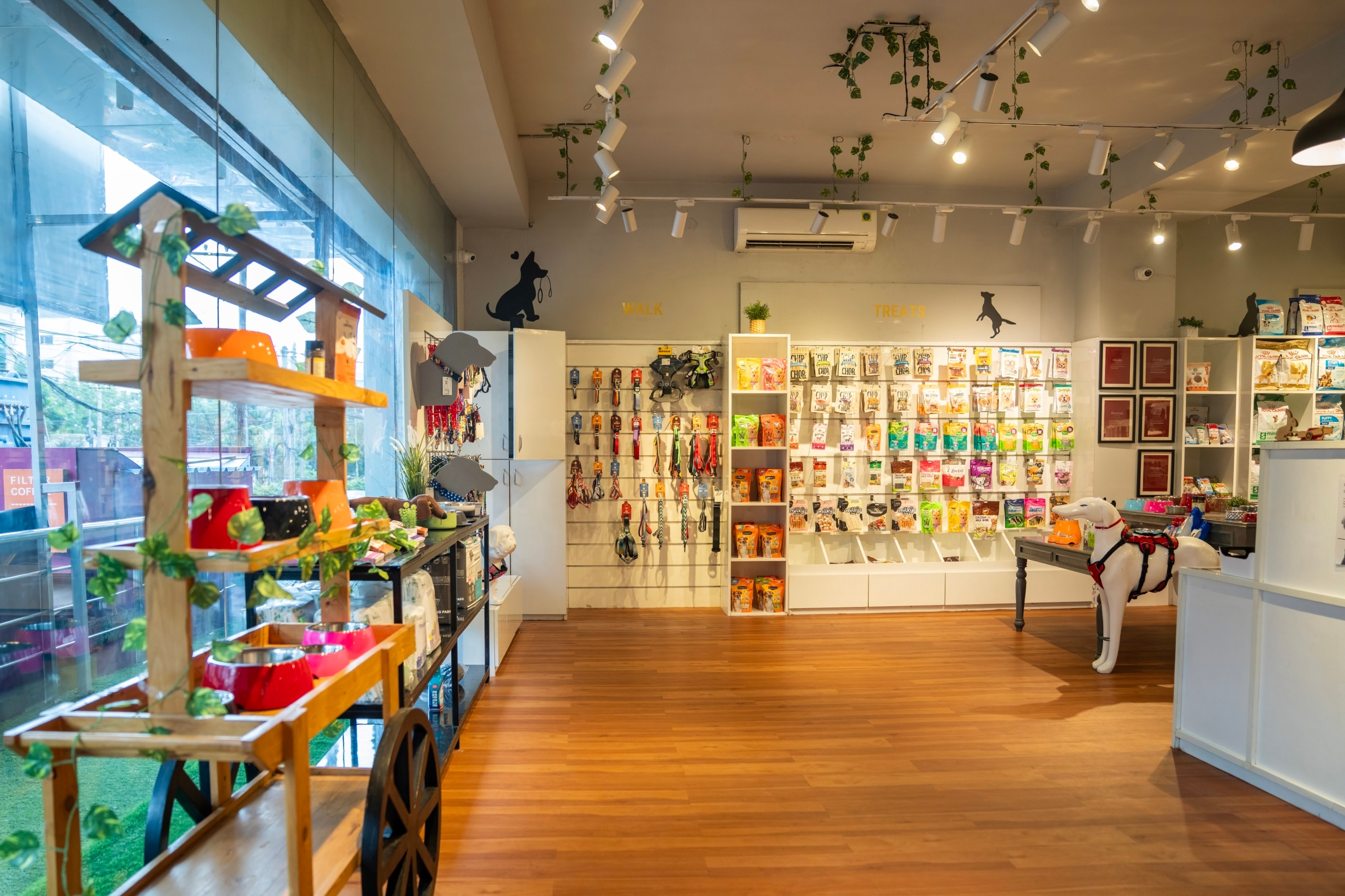A clean, cozy, and relaxing pet spa experience